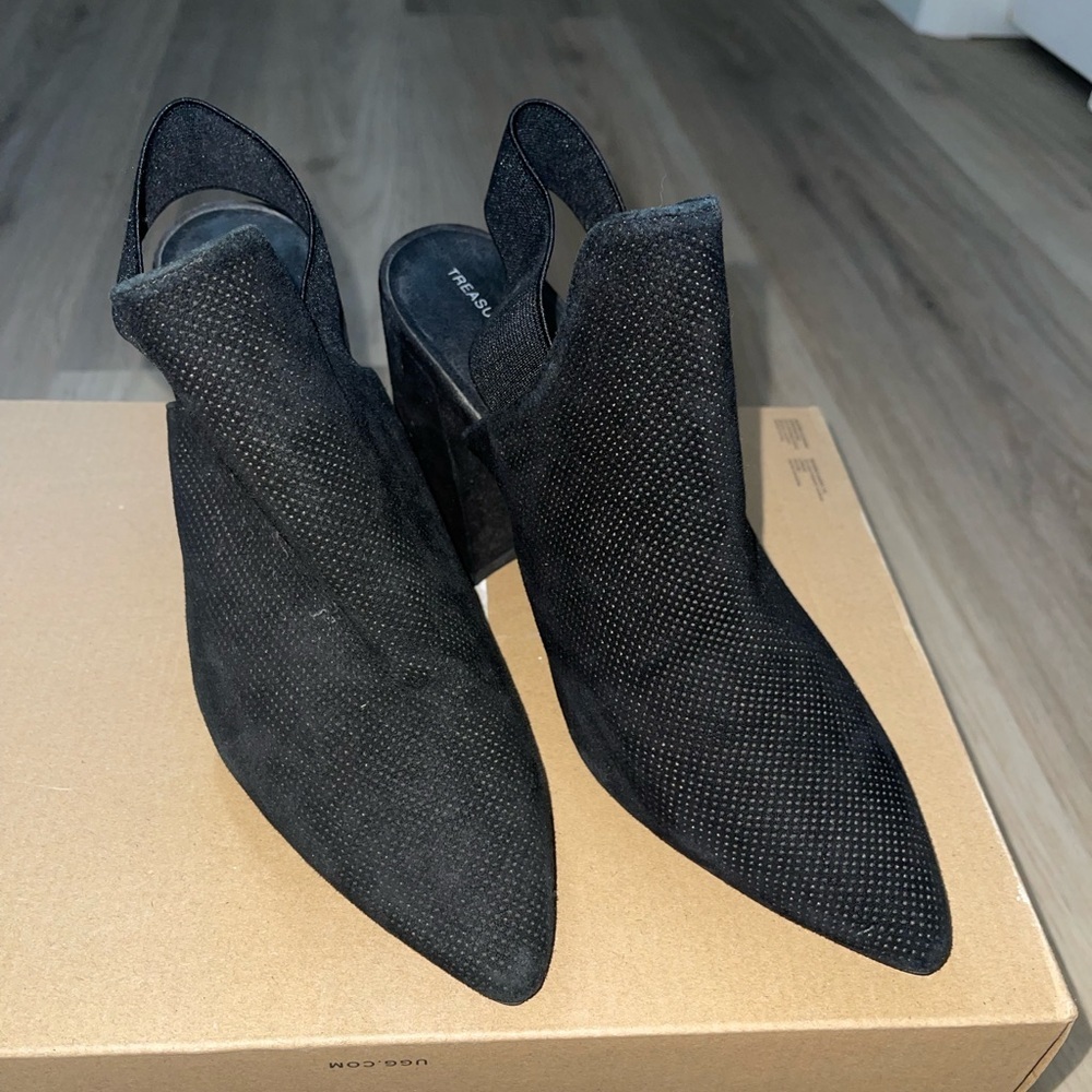 Treasure & Bond Black Heeled Boots